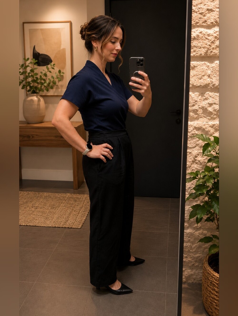 Melow Midnight Short Sleeve Top